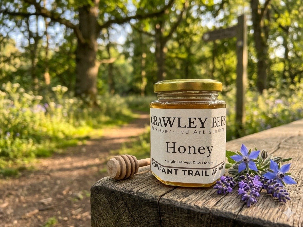 The Triple Honey Box Gift - Crawley Bees - Local Honey & Beeswax