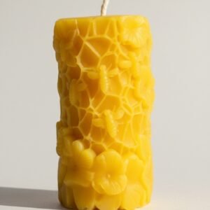 Flower and Bees Candle